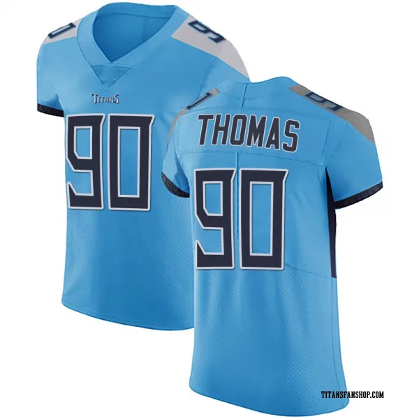 Men's Solomon Thomas Tennessee Titans Elite Light Blue Team Color Vapor Untouchable Jersey