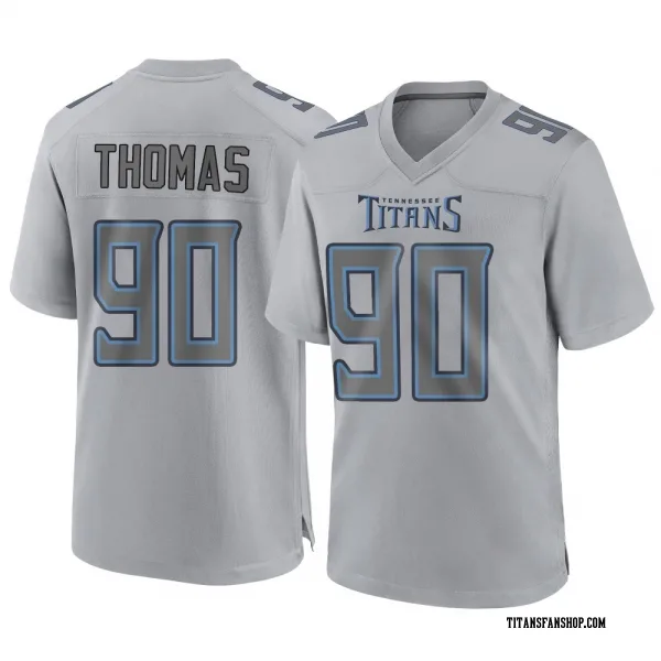 Men's Solomon Thomas Tennessee Titans Game Gray Atmosphere Fashion Jersey