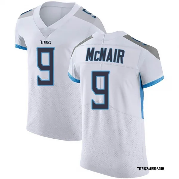 Men's Steve McNair Tennessee Titans Elite White Vapor Untouchable Jersey