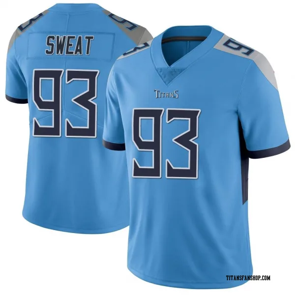 Men's T'Vondre Sweat Tennessee Titans Limited Light Blue Vapor Untouchable Jersey