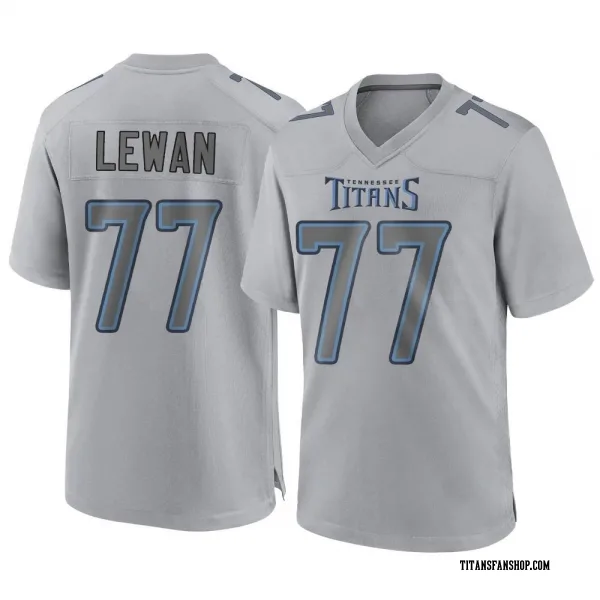 Men's Taylor Lewan Tennessee Titans Game Gray Atmosphere Fashion Jersey
