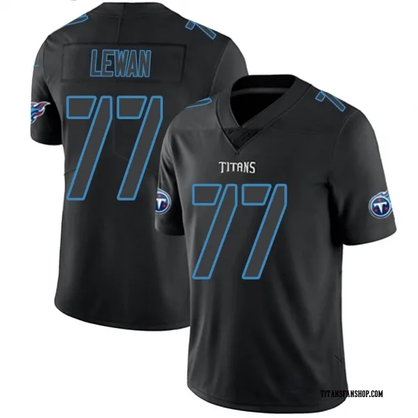 Men's Taylor Lewan Tennessee Titans Limited Black Impact Jersey