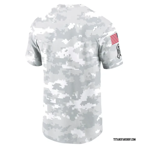 Men's Tennessee Titans Arctic Camo 2024 Salute To Service Performance T-Shirt