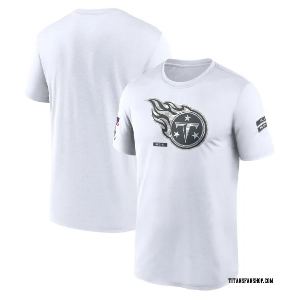 Men's Tennessee Titans Legend White 2024 Salute To Service Performance T-Shirt