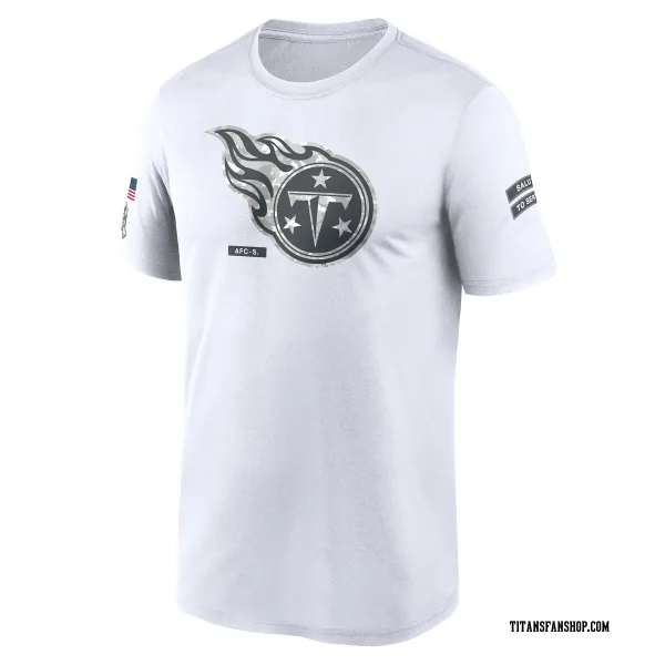 Men's Tennessee Titans Legend White 2024 Salute To Service Performance T-Shirt