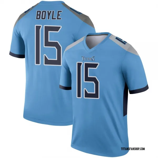 Men's Tim Boyle Tennessee Titans Legend Light Blue Jersey