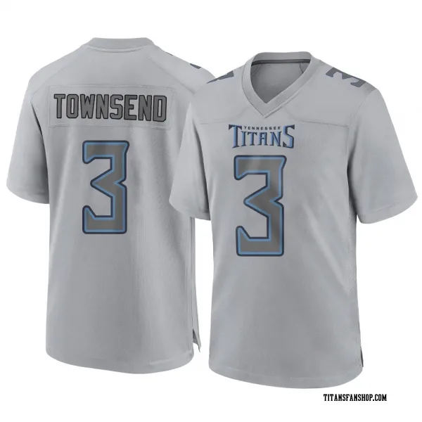Men's Tommy Townsend Tennessee Titans Game Gray Atmosphere Fashion Jersey