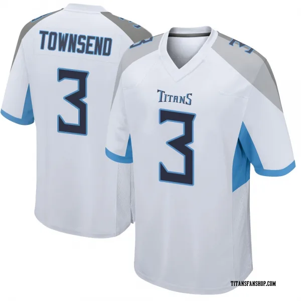 Men's Tommy Townsend Tennessee Titans Game White Jersey