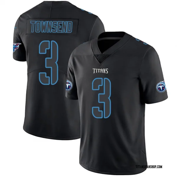 Men's Tommy Townsend Tennessee Titans Limited Black Impact Jersey