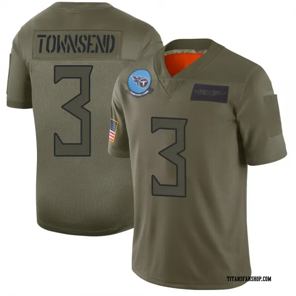 Men's Tommy Townsend Tennessee Titans Limited Camo 2019 Salute to Service Jersey