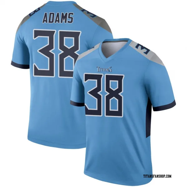 Men's Tony Adams Tennessee Titans Legend Light Blue Jersey