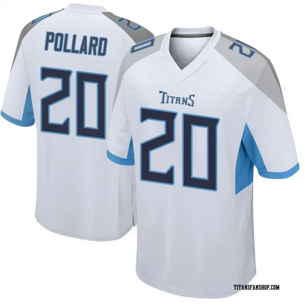 Men's Tony Pollard Tennessee Titans Game White Jersey