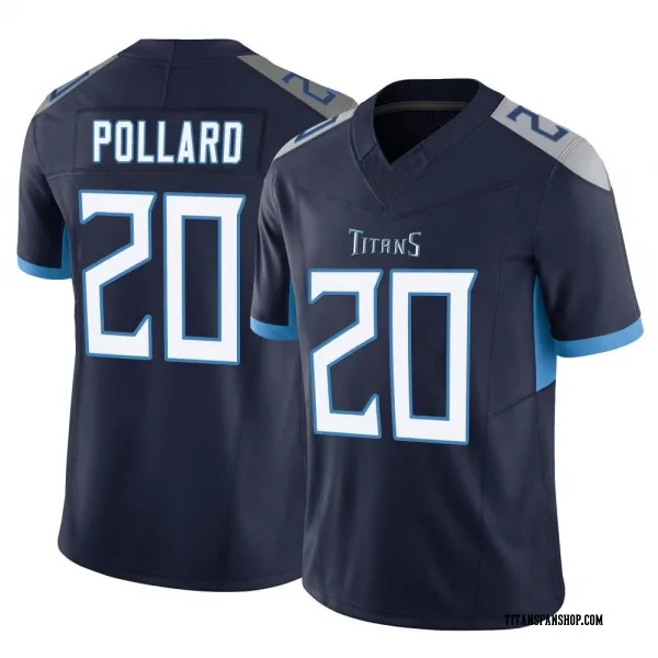 Men's Tony Pollard Tennessee Titans Limited Navy Vapor F.U.S.E. Jersey