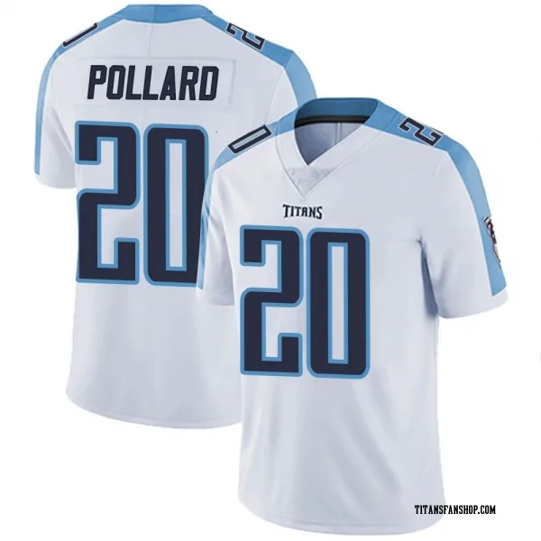 Men's Tony Pollard Tennessee Titans Limited White Vapor Untouchable Jersey