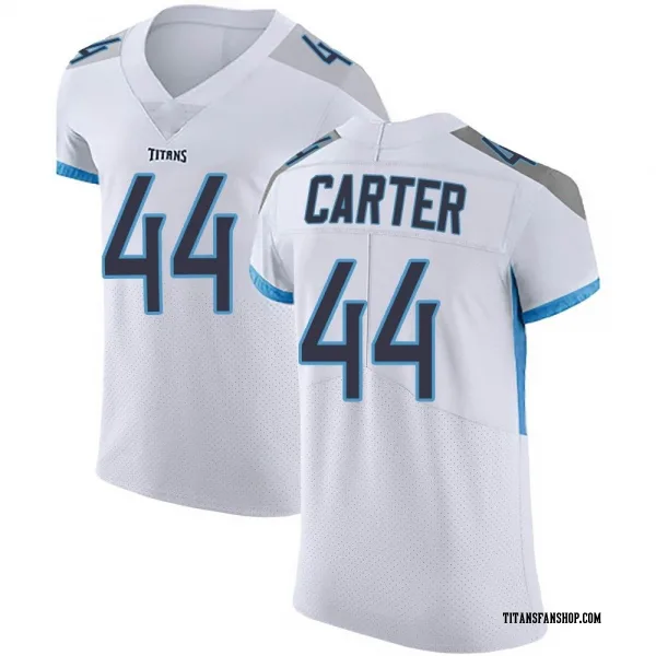 Men's Tory Carter Tennessee Titans Elite White Vapor Untouchable Jersey