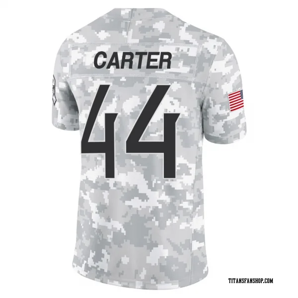 Men's Tory Carter Tennessee Titans Limited Arctic Camo 2024 Salute to Service Jersey