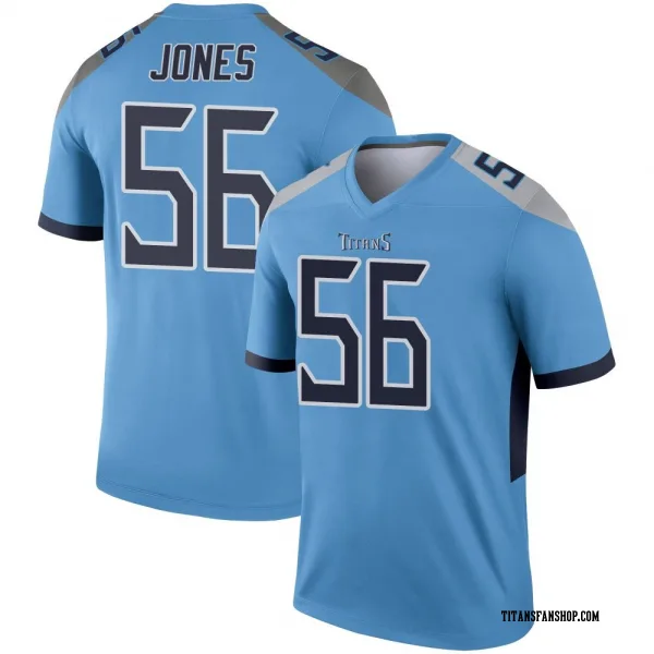 Men's Truman Jones Tennessee Titans Legend Light Blue Jersey