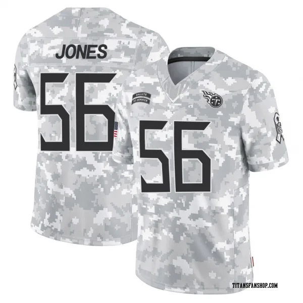 Men's Truman Jones Tennessee Titans Limited Arctic Camo 2024 Salute to Service Jersey