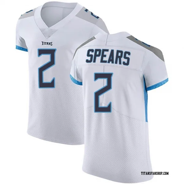 Men's Tyjae Spears Tennessee Titans Elite White Vapor Untouchable Jersey