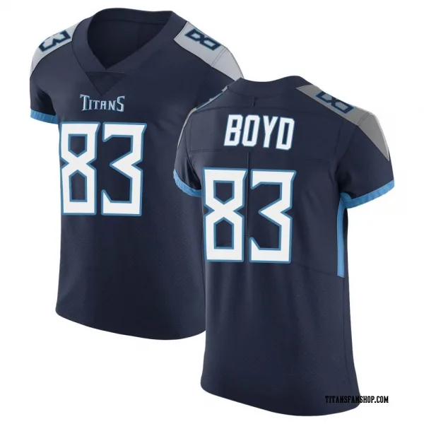 Men's Tyler Boyd Tennessee Titans Elite Navy Vapor Untouchable Jersey