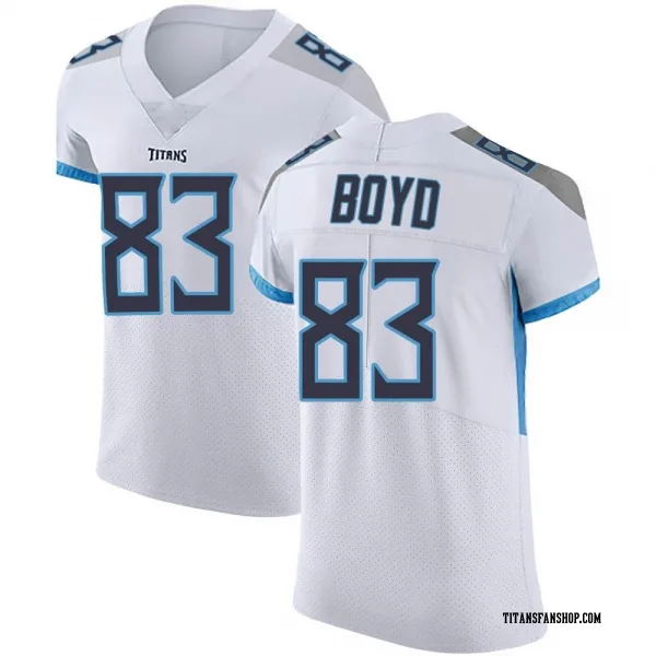 Men's Tyler Boyd Tennessee Titans Elite White Vapor Untouchable Jersey