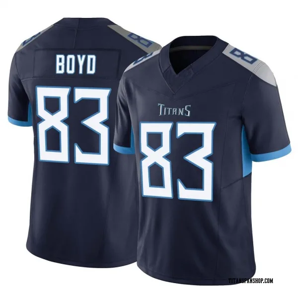 Men's Tyler Boyd Tennessee Titans Limited Navy Vapor F.U.S.E. Jersey
