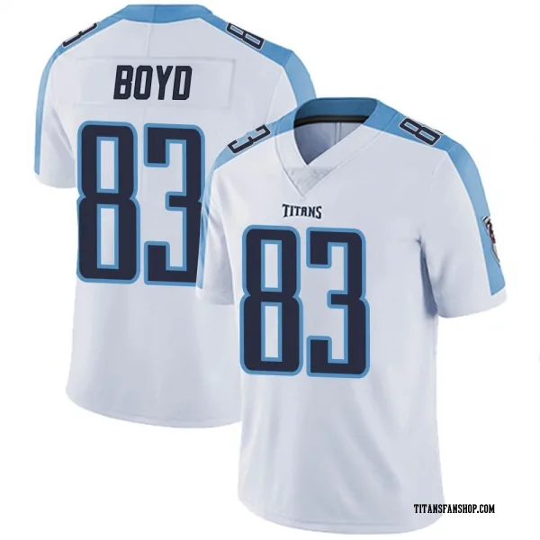Men's Tyler Boyd Tennessee Titans Limited White Vapor Untouchable Jersey