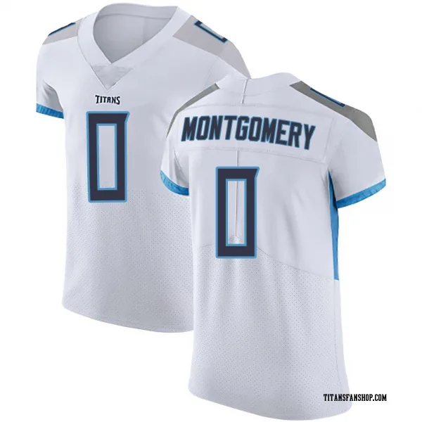 Men's Tyren Montgomery Tennessee Titans Elite White Vapor Untouchable Jersey