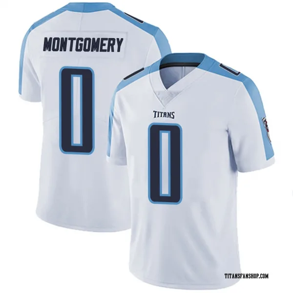 Men's Tyren Montgomery Tennessee Titans Limited White Vapor Untouchable Jersey