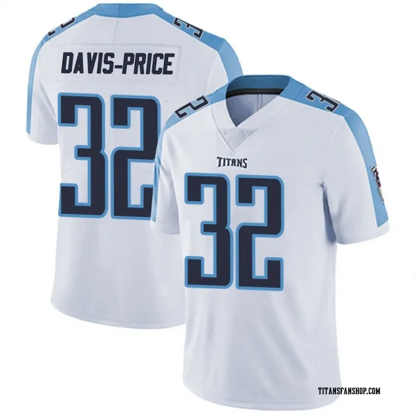 Men's Tyrion Davis-Price Tennessee Titans Limited White Vapor Untouchable Jersey