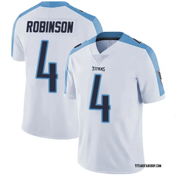 Men's Wan'Dale Robinson Tennessee Titans Limited White Vapor Untouchable Jersey