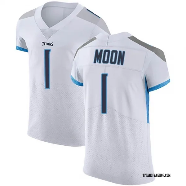 Men's Warren Moon Tennessee Titans Elite White Vapor Untouchable Jersey