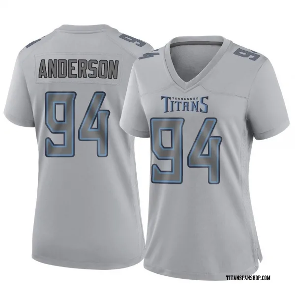 Women's Abdullah Anderson Tennessee Titans Game Gray Atmosphere Fashion Jersey