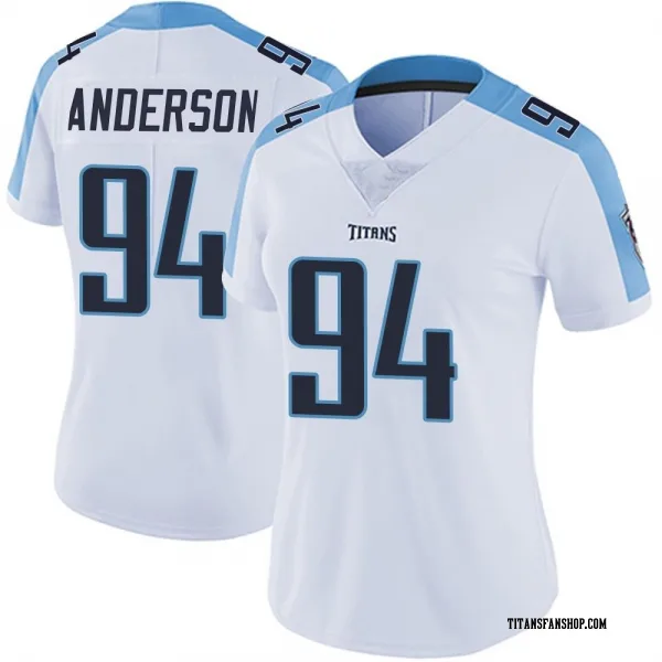 Women's Abdullah Anderson Tennessee Titans Limited White Vapor Untouchable Jersey