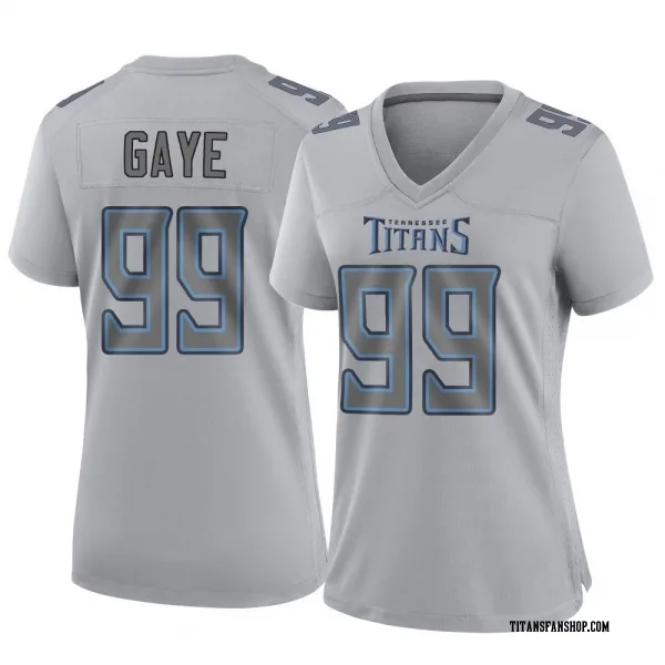 Women's Ali Gaye Tennessee Titans Game Gray Atmosphere Fashion Jersey