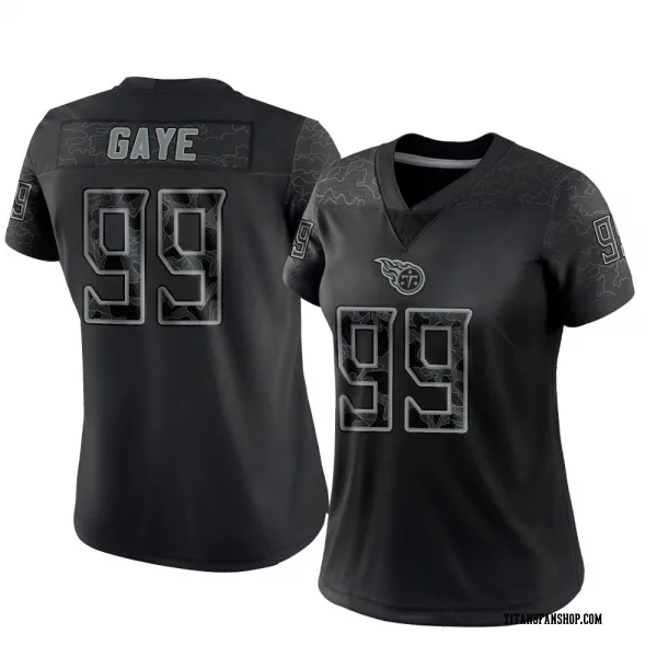 Women's Ali Gaye Tennessee Titans Limited Black Reflective Jersey