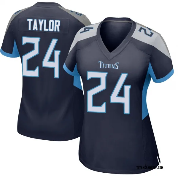Women's Alontae Taylor Tennessee Titans Game Navy Jersey