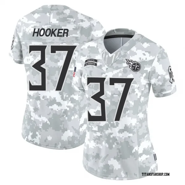 Women's Amani Hooker Tennessee Titans Limited Arctic Camo 2024 Salute to Service Jersey