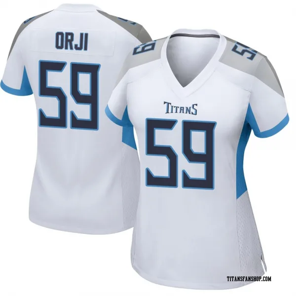 Women's Anfernee Orji Tennessee Titans Game White Jersey