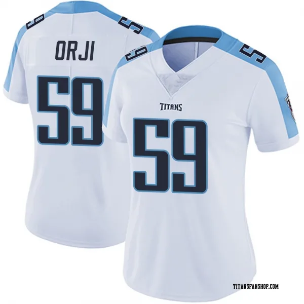 Women's Anfernee Orji Tennessee Titans Limited White Vapor Untouchable Jersey