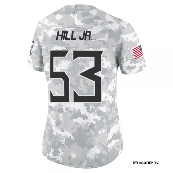 Women's Anthony Hill Jr. Tennessee Titans Limited Arctic Camo 2024 Salute to Service Jersey