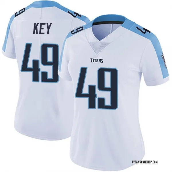 Women's Arden Key Tennessee Titans Limited White Vapor Untouchable Jersey