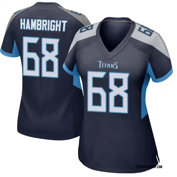 Women's Arlington Hambright Tennessee Titans Game Navy Jersey