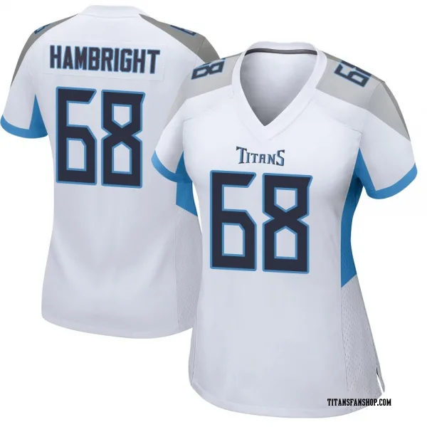 Women's Arlington Hambright Tennessee Titans Game White Jersey