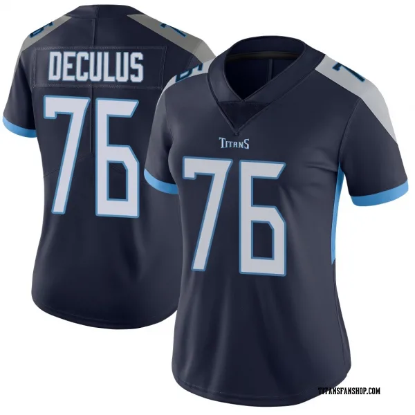 Women's Austin Deculus Tennessee Titans Limited Navy Vapor Untouchable Jersey