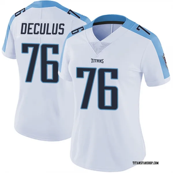 Women's Austin Deculus Tennessee Titans Limited White Vapor Untouchable Jersey
