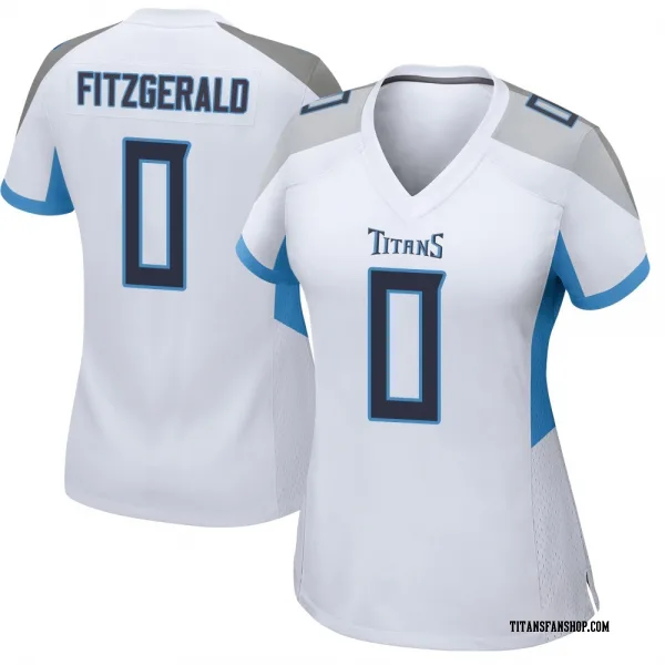 Women's Bishop Fitzgerald Tennessee Titans Game White Jersey