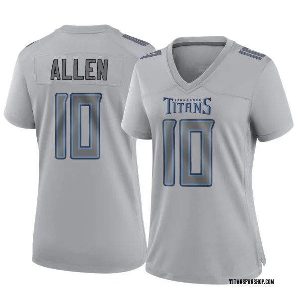 Women's Brandon Allen Tennessee Titans Game Gray Atmosphere Fashion Jersey