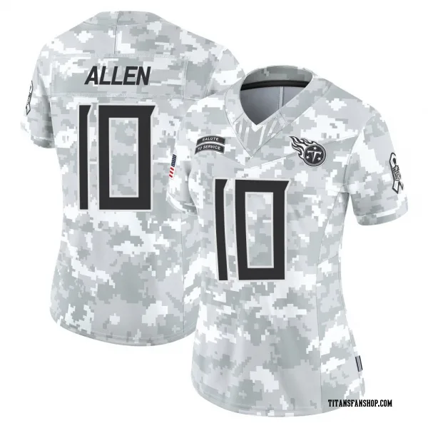Women's Brandon Allen Tennessee Titans Limited Arctic Camo 2024 Salute to Service Jersey