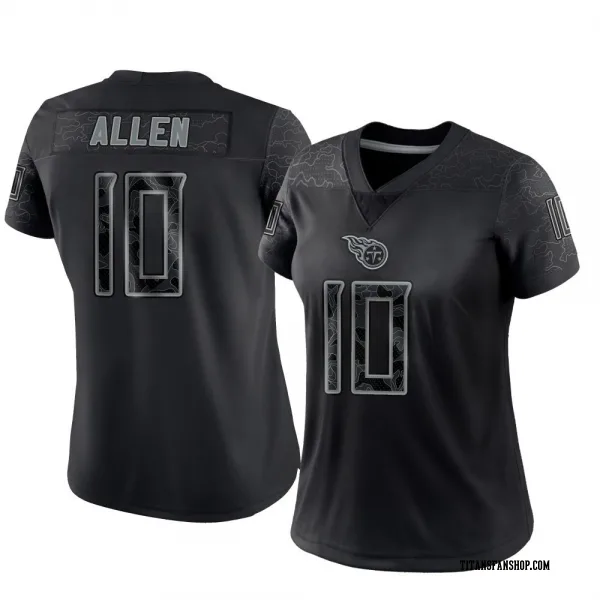 Women's Brandon Allen Tennessee Titans Limited Black Reflective Jersey